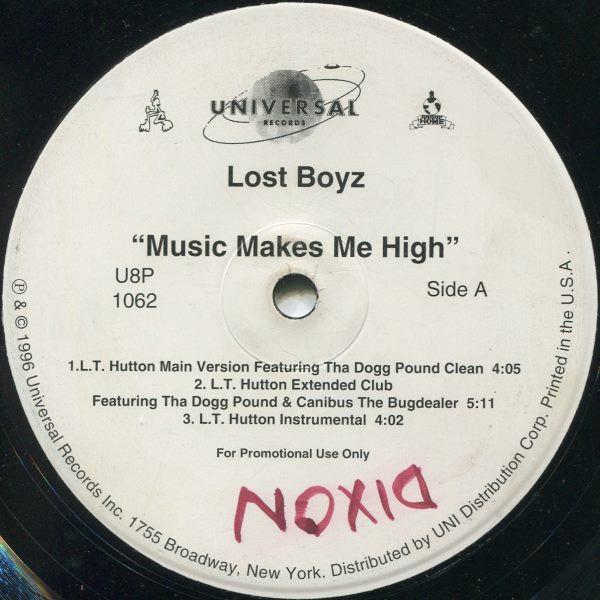 12inch Record LOST BOYZ Music Makes Me High Remix U8P1062 Universal Recor 1996 US Rap HipHopRB Used
12inch Record LOST BOYZ Music Makes Me High Remix U8P1062 Universal Recor 1996 US Rap HipHopRB Used