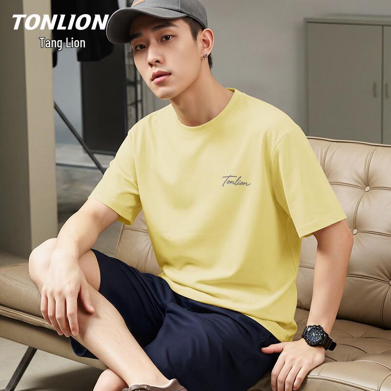 TonLion Men s Summer Pure Cotton Short Sleeve T-Shirt 2XL
TonLion Men s Summer Pure Cotton Short Sleeve T-Shirt 2XL