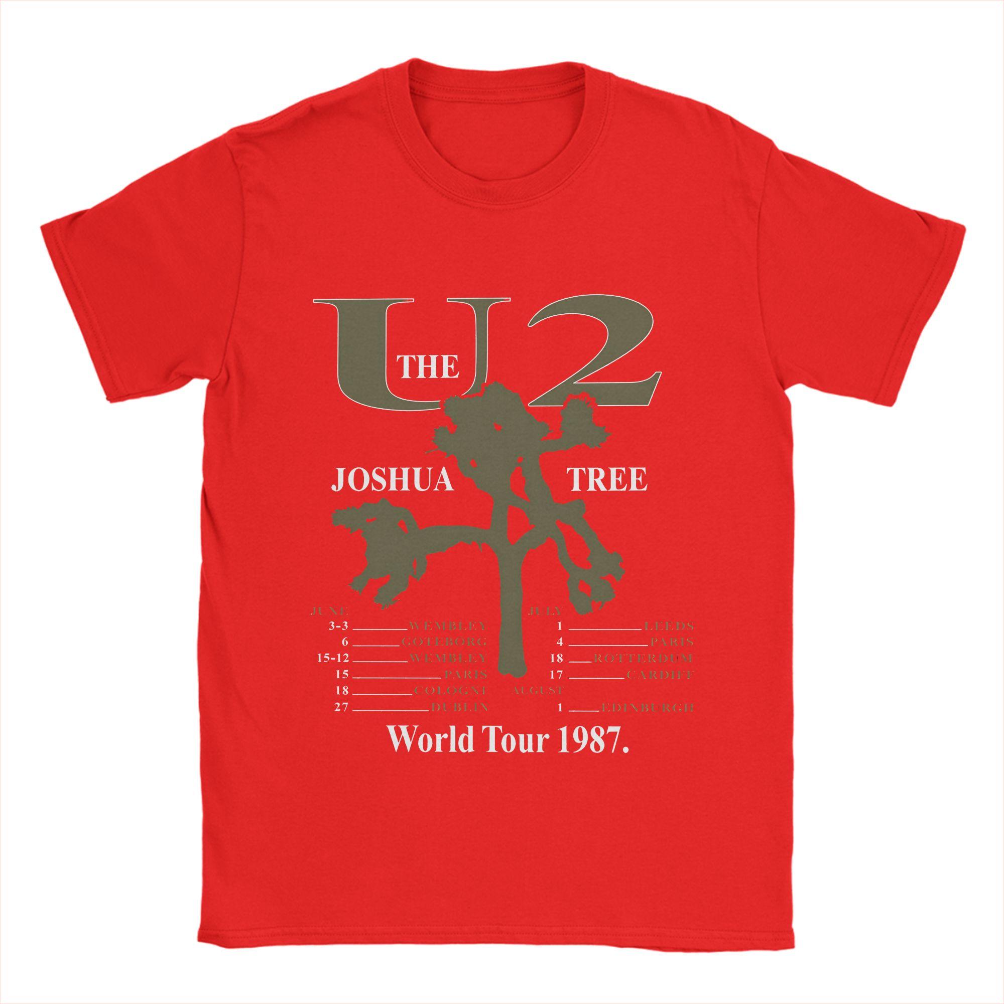 Mens TShirts U2 Rock Band Live The Joshua Tree Funny 100 Cotton Tee Shirt Short Sleeve T Shirt Round Collar Tops Printing S
Mens TShirts U2 Rock Band Live The Joshua Tree Funny 100 Cotton Tee Shirt Short Sleeve T Shirt Round Collar Tops Printing S