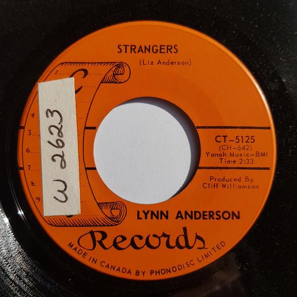 7inch Record LYNN ANDERSON - Strangers / Jim Dandy CT5125 CHART 1971 Canada Country/Folk Used
7inch Record LYNN ANDERSON - Strangers / Jim Dandy CT5125 CHART 1971 Canada Country/Folk Used