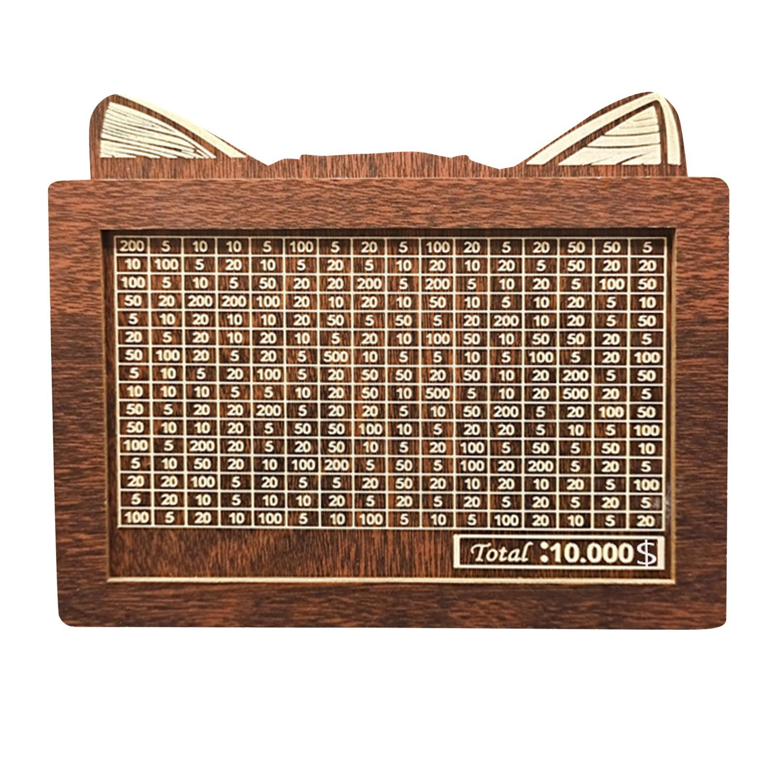 Копилка, детская деревянная копилка, копилка для монет, подарочные игрушки для детей от 8 до 13 лет, многоразовая копилка с емкостью для хранения 10000 монет One Size коричневый
Копилка, детская деревянная копилка, копилка для монет, подарочные игрушки для детей от 8 до 13 лет, многоразовая копилка с емкостью для хранения 10000 монет One Size коричневый