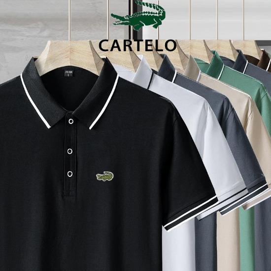 2024 CARTELO Мужской повседневный дышащий мужской топ с короткими рукавами и вышивкой логотипа POLO Business 
2024 CARTELO Мужской повседневный дышащий мужской топ с короткими рукавами и вышивкой логотипа POLO Business
