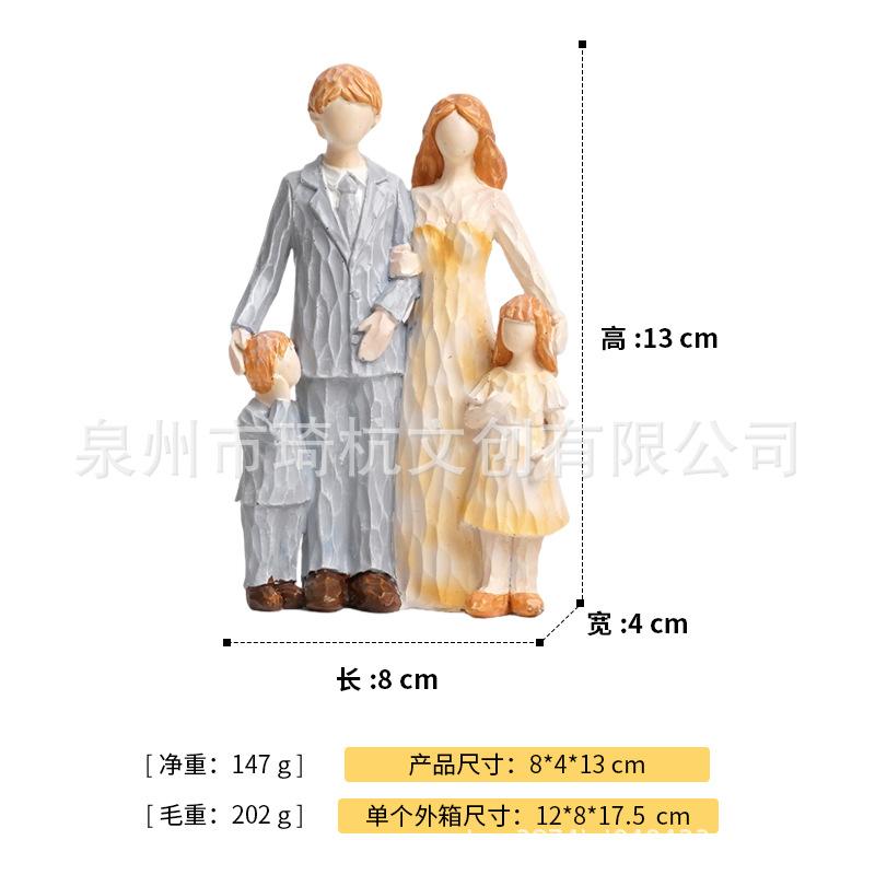 Family Figurine Wood-like Carving Sculpture Desktop Decor with Jewelry Box Gift for Parents Mother Father Day Present
Family Figurine Wood-like Carving Sculpture Desktop Decor with Jewelry Box Gift for Parents Mother Father Day Present