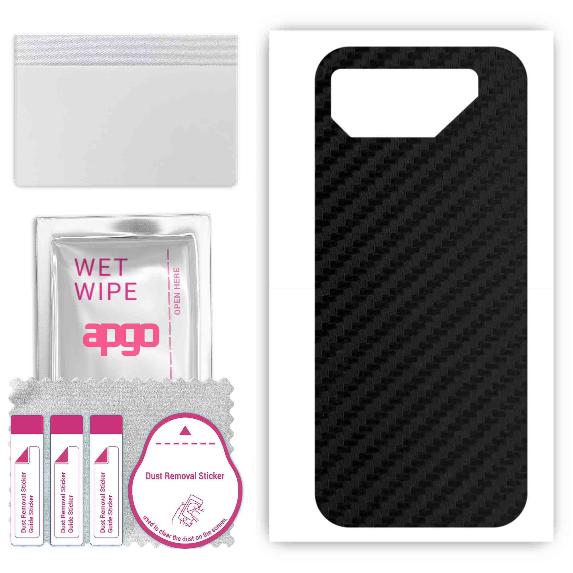 Apgo Protective Skin Sticker для задньої панелі, сумісної з Asus ROG Phone 7, Wrap Film, Foil, Vinyl - Pattern Carbon Black
Apgo Protective Skin Sticker для задньої панелі, сумісної з Asus ROG Phone 7, Wrap Film, Foil, Vinyl - Pattern Carbon Black