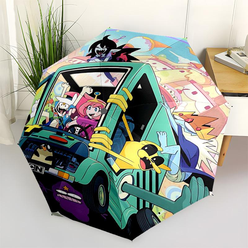 1pc Adventure Time Characters Outdoor Umbrella - Automatic Opening/Closing, Portable 3-Fold Design with Iron Frame - Perfect Gift for Fans, Travelers,
1pc Adventure Time Characters Outdoor Umbrella - Automatic Opening/Closing, Portable 3-Fold Design with Iron Frame - Perfect Gift for Fans, Travelers,