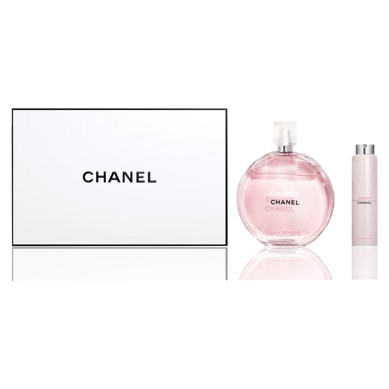 Chanel Chance Eau TendreEau De Toilette Set,50ml+20ml 50ml Perfume+20ml Travel Size
Chanel Chance Eau TendreEau De Toilette Set,50ml+20ml 50ml Perfume+20ml Travel Size