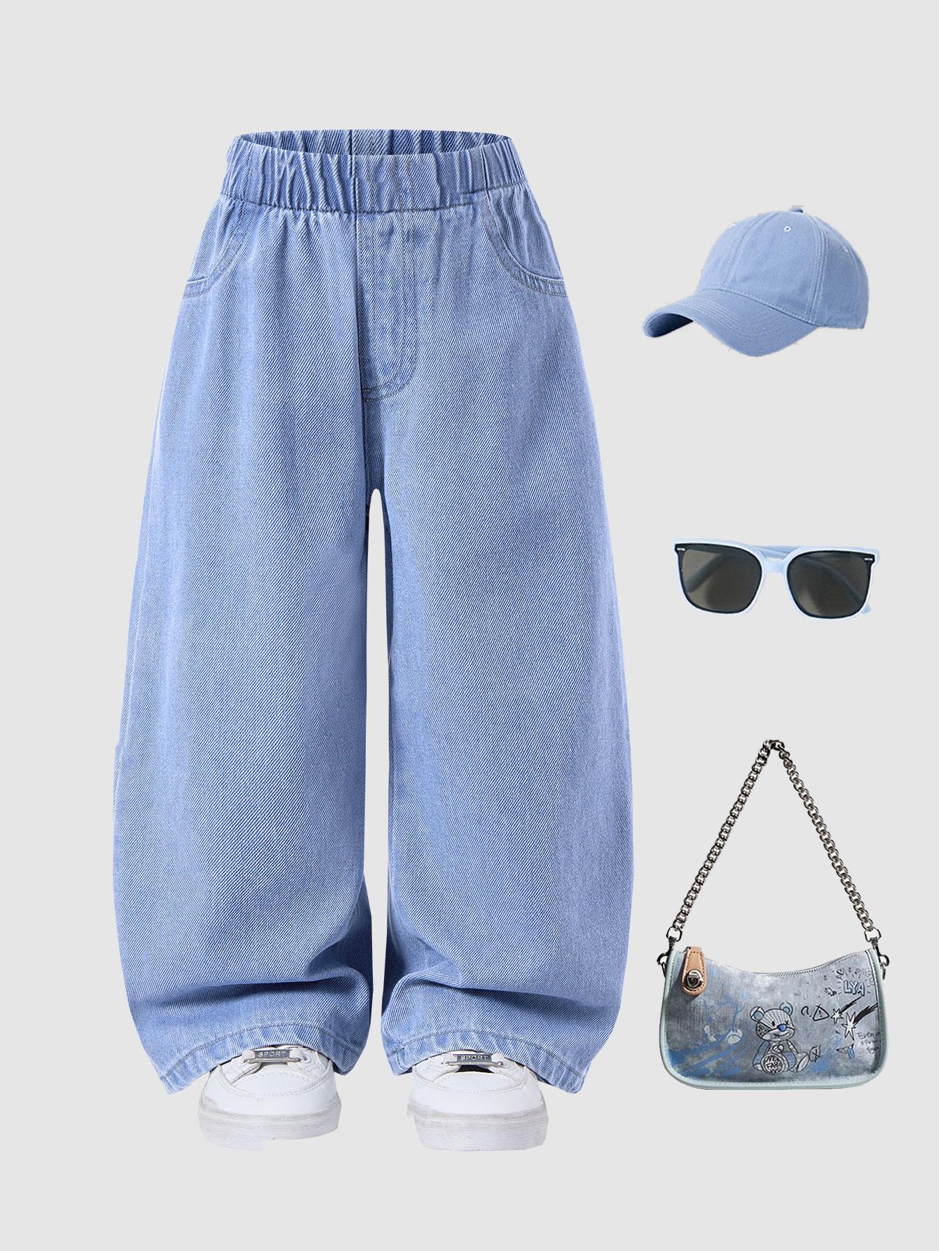 Girls Casual Straight-Leg Jeans — Single Pair — Vintage-Inspired, Trendy, and Minimalist Washed Denim Trousers 7Y темно-синього кольору
Girls Casual Straight-Leg Jeans — Single Pair — Vintage-Inspired, Trendy, and Minimalist Washed Denim Trousers 7Y темно-синього кольору