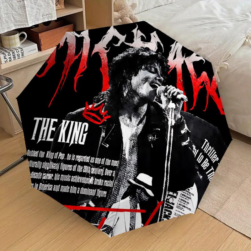 1pc Michael Jackson Automatic Folding Umbrella, Portable Collapsible Design, Casual Outdoor Accessory L1127141
1pc Michael Jackson Automatic Folding Umbrella, Portable Collapsible Design, Casual Outdoor Accessory L1127141