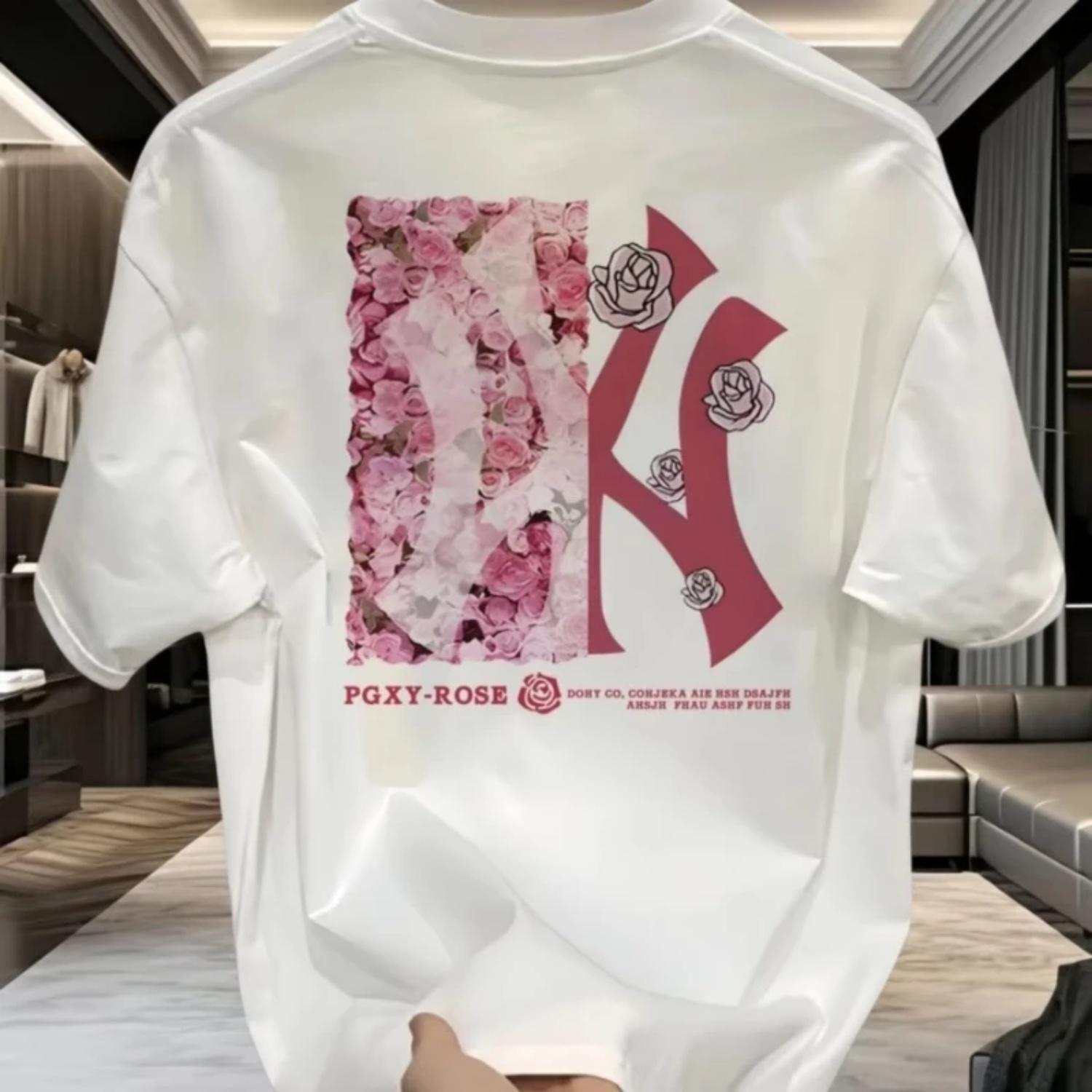New Summer Round Collar New American Heavy Cotton Printed Short-sleeved Tshirt Men s Casual Fashion Brand Loose Light Luxury Top XXXXXL чорний
New Summer Round Collar New American Heavy Cotton Printed Short-sleeved Tshirt Men s Casual Fashion Brand Loose Light Luxury Top XXXXXL чорний