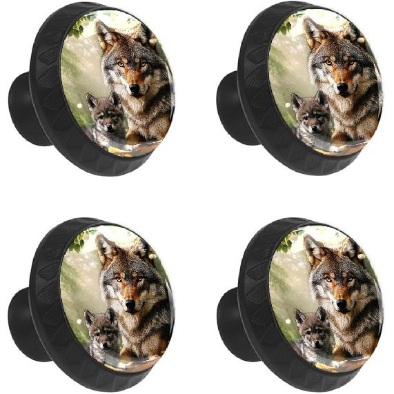 Round Cabinet Knobs Grey Wolves Drawer Pulls Crystal Glass Knobs for Dresser Kitchen Bathroom Cabinet Black Cupboard Wardrobe Pulls Handles, 4 Pack тигровый
Round Cabinet Knobs Grey Wolves Drawer Pulls Crystal Glass Knobs for Dresser Kitchen Bathroom Cabinet Black Cupboard Wardrobe Pulls Handles, 4 Pack тигровый