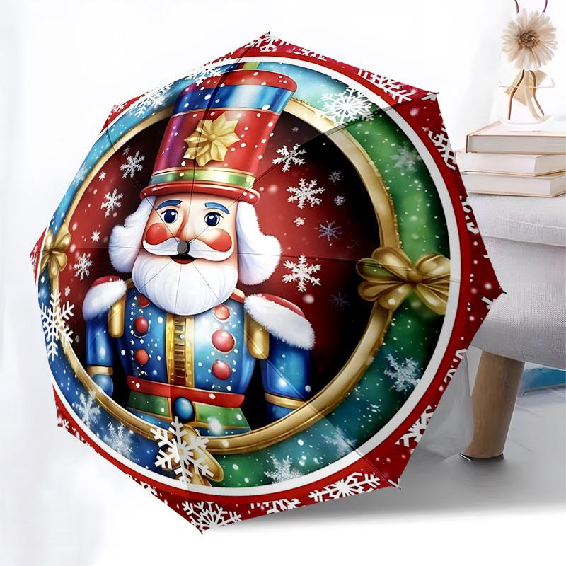 1pc Stained Glass Winter Scene Automatic Opening Folding Umbrella, 8 Bone Iron Frame, Outdoor, Festive Gift for Fans, Travelers, Daily Use.D004
1pc Stained Glass Winter Scene Automatic Opening Folding Umbrella, 8 Bone Iron Frame, Outdoor, Festive Gift for Fans, Travelers, Daily Use.D004