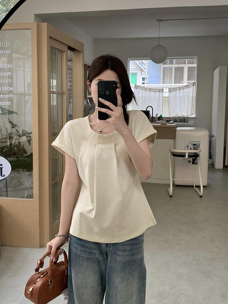 2026 Plus Size Korean Pleated Short Sleeve T-shirt: Summer Fashionable, Age-Reducing and Versatile Top for Women XXL абрикосовий
2026 Plus Size Korean Pleated Short Sleeve T-shirt: Summer Fashionable, Age-Reducing and Versatile Top for Women XXL абрикосовий