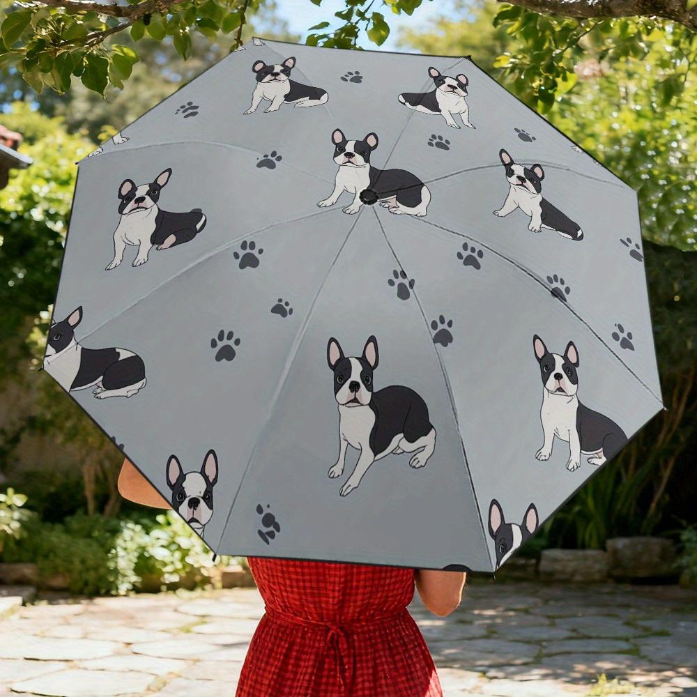 1pc Boston Terrier Dog Print Umbrella with Cute Puppy & Adult Terrier Design - Automatic Open/Close, Thickened Reinforced Fram (as the picture,Iron&8K)
1pc Boston Terrier Dog Print Umbrella with Cute Puppy & Adult Terrier Design - Automatic Open/Close, Thickened Reinforced Fram (as the picture,Iron&8K)