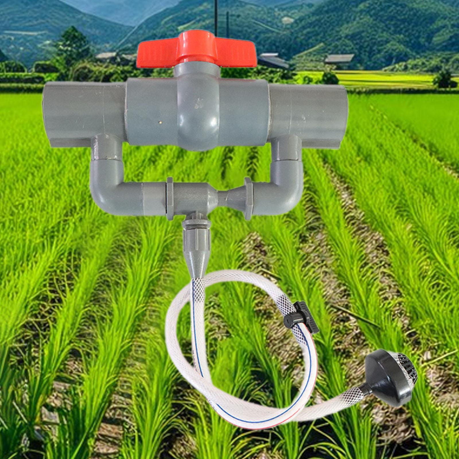 Іригаційний інжектор Вентурі для добрив, комплект змішувача добрив, простий у використанні, компонент з різьбовим з єднанням for tube 50mm
Іригаційний інжектор Вентурі для добрив, комплект змішувача добрив, простий у використанні, компонент з різьбовим з єднанням for tube 50mm