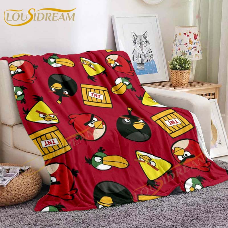3D Cartoon Red Birds Game Printed Flannel Blanket Kids Cute Birds Blanket for Living Room Bedroom Sofa Throw Blanket Room Decor
3D Cartoon Red Birds Game Printed Flannel Blanket Kids Cute Birds Blanket for Living Room Bedroom Sofa Throw Blanket Room Decor