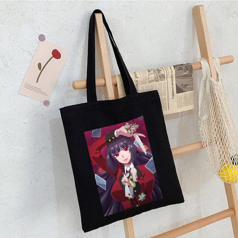Аниме Kakegurui Модная холщовая сумка Покупатель Готика Панк Харадзюку Топ Большая емкость Винтаж Женская сумка Повседневная сумка на плечо Сумка Totebag 
Аниме Kakegurui Модная холщовая сумка Покупатель Готика Панк Харадзюку Топ Большая емкость Винтаж Женская сумка Повседневная сумка на плечо Сумка Totebag
