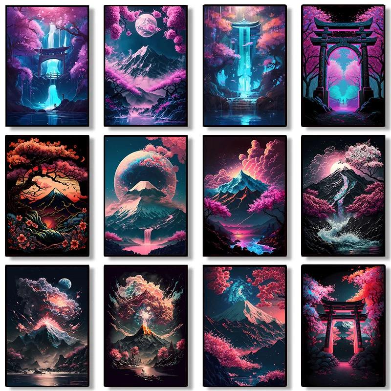Japanese Nature Neon Art Posters And Prints Canvas Japan Landscape Wall Decorative Painting For Living Room Home Decor Pictures 21cm×30cm NoFrame
Japanese Nature Neon Art Posters And Prints Canvas Japan Landscape Wall Decorative Painting For Living Room Home Decor Pictures 21cm×30cm NoFrame