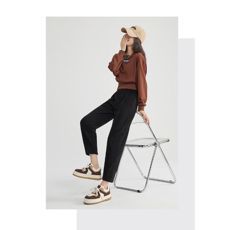 Новые спортивные брюки для женщин на весну и осень. Плюс бархатные брюки. Свободные повседневные брюки из вельвета с высокой талией. 3XL
Новые спортивные брюки для женщин на весну и осень. Плюс бархатные брюки. Свободные повседневные брюки из вельвета с высокой талией. 3XL