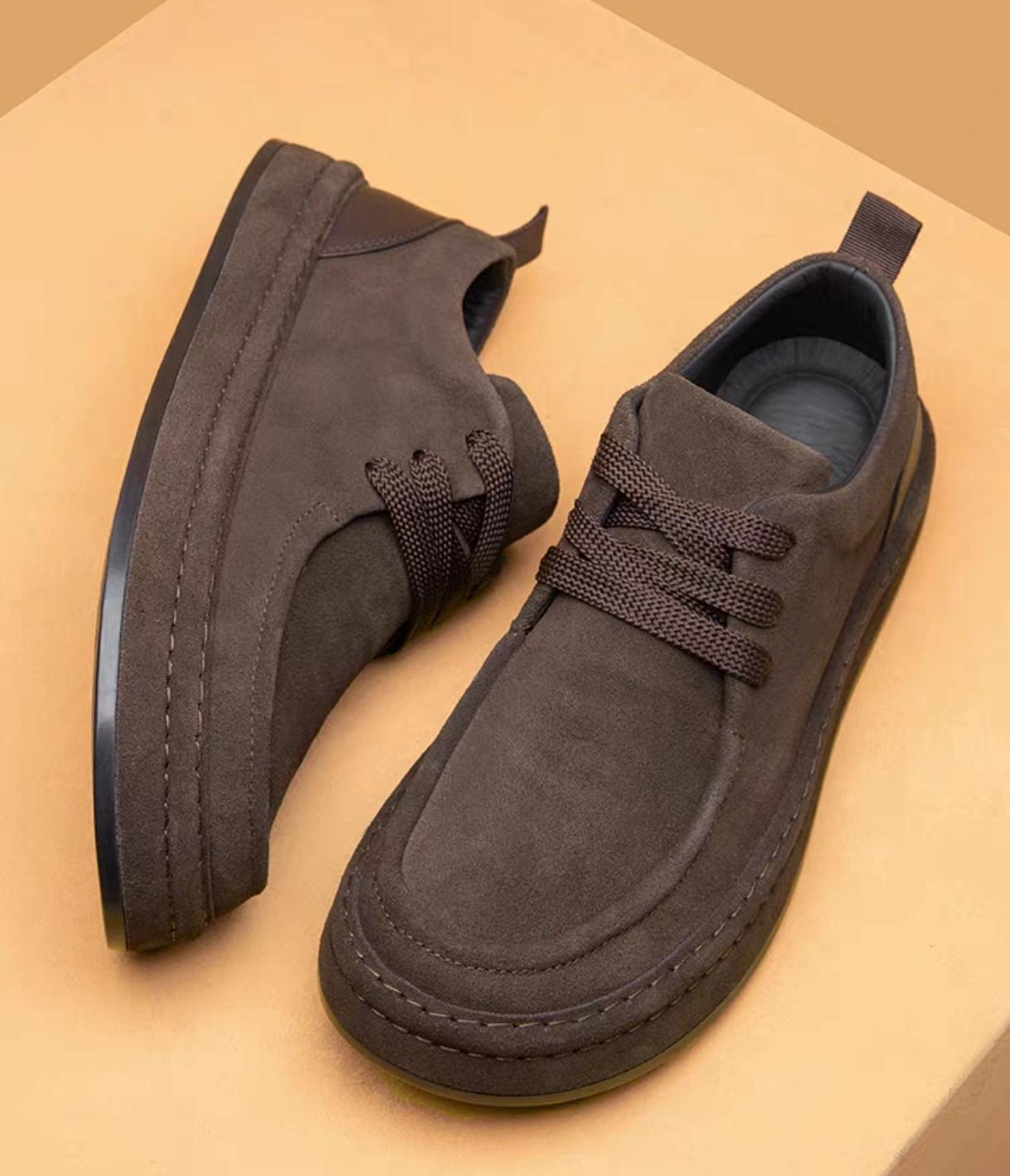 Men s Shoes Are Fashionable Brown Casual Shoes Made of Durable Suede Material Comfortable Walking Shoes Suitable for Daily Wear 39 коричневий
Men s Shoes Are Fashionable Brown Casual Shoes Made of Durable Suede Material Comfortable Walking Shoes Suitable for Daily Wear 39 коричневий