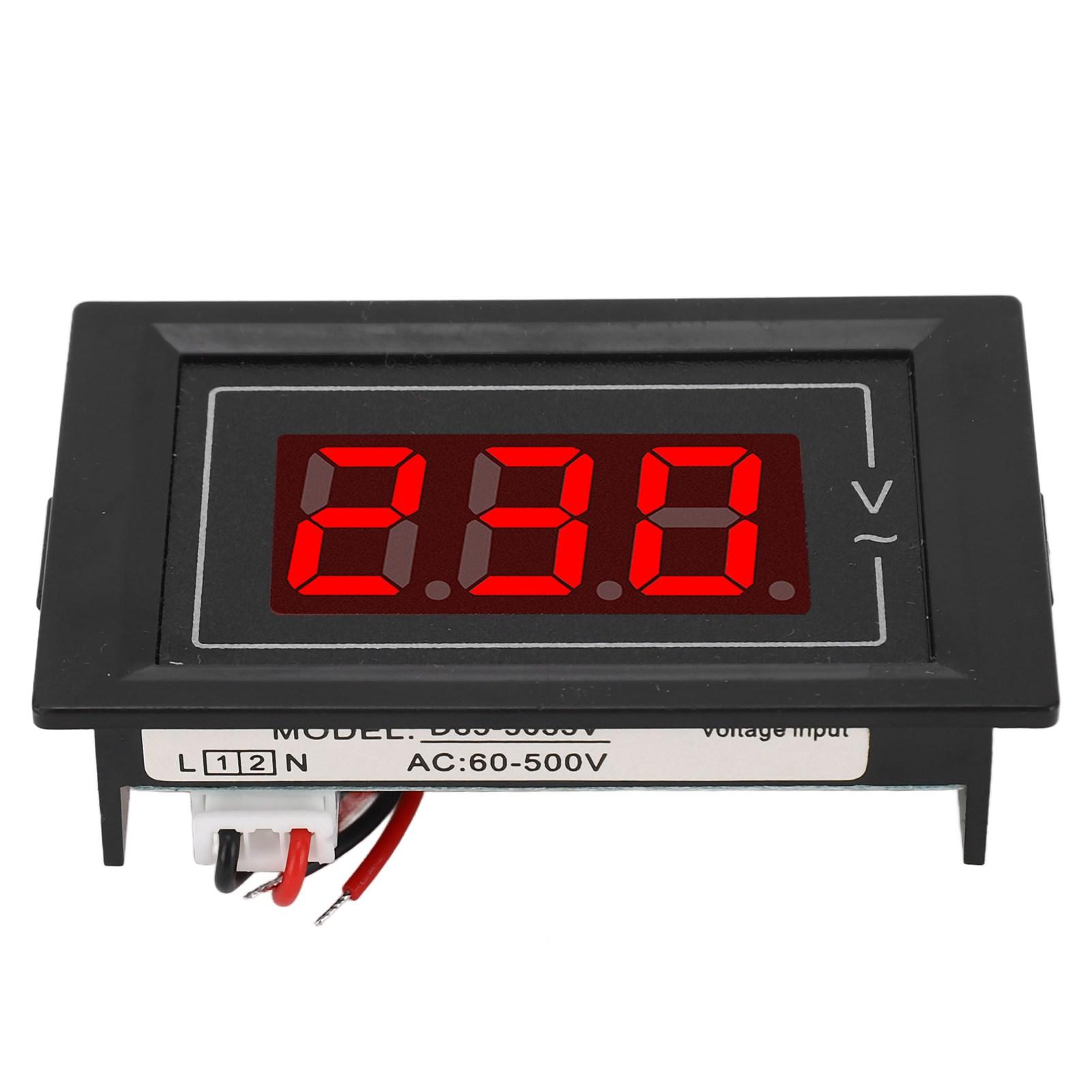AC Display Meter Digital Voltage Monitor Small Panel 1 Phase Voltmeter Multimeter AC60500V
AC Display Meter Digital Voltage Monitor Small Panel 1 Phase Voltmeter Multimeter AC60500V