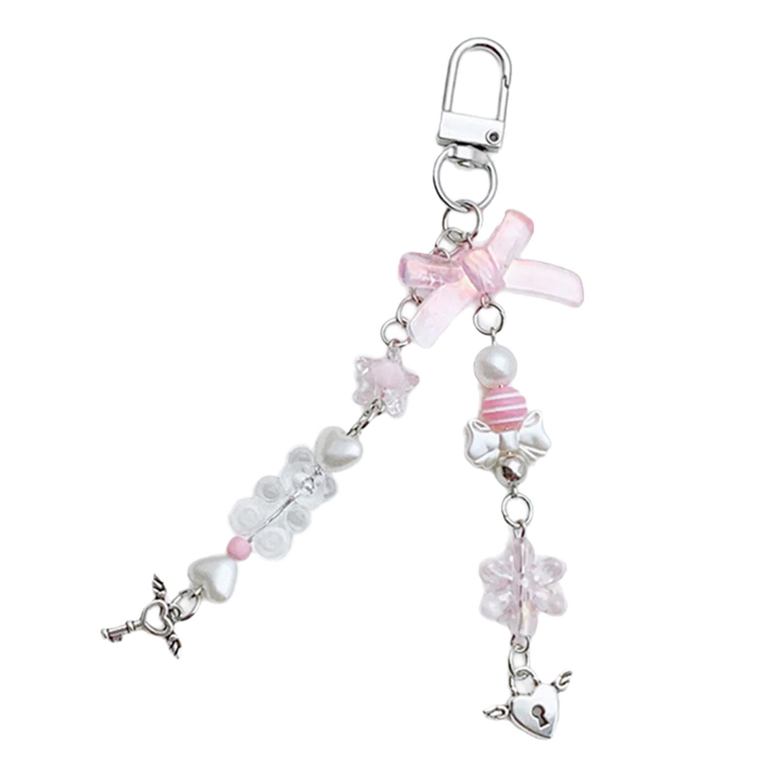 Брелоки с подвесками в виде бантика, медведя и снежинки, милые и очаровательные, украшение для ключей, рюкзака для женщин и девочек T2 розовый
Брелоки с подвесками в виде бантика, медведя и снежинки, милые и очаровательные, украшение для ключей, рюкзака для женщин и девочек T2 розовый