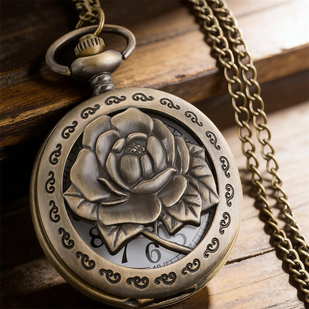 Luxury Retro Popular Antique Bronze Pocket Watch Embossed Rose Design Pendant Necklace Watch for Birthday Anniversary Gifts бронзовый
Luxury Retro Popular Antique Bronze Pocket Watch Embossed Rose Design Pendant Necklace Watch for Birthday Anniversary Gifts бронзовый