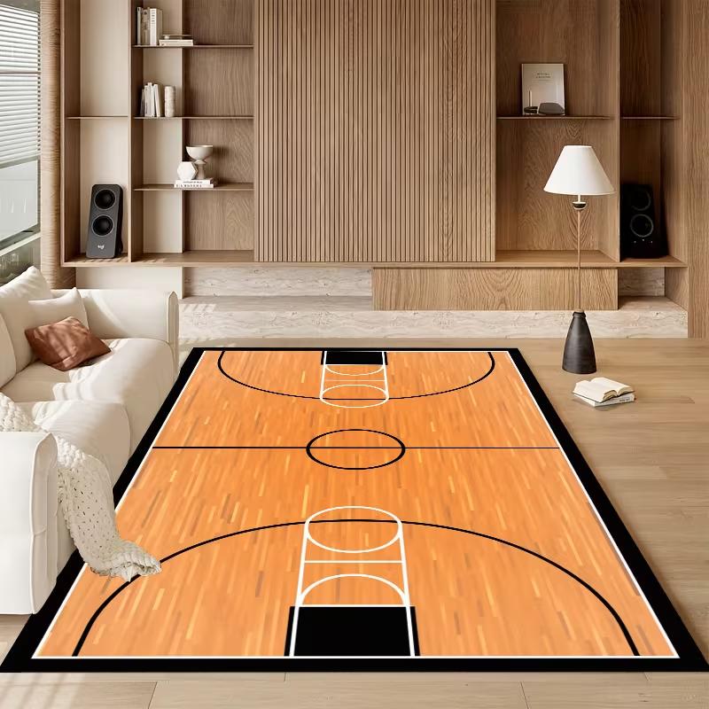 Soft Area Mat Modern and Basketball Court Carpet Black and White Color Matching Soft Bedrooms Living Rooms Offices Home Carpets 40X60cm
Soft Area Mat Modern and Basketball Court Carpet Black and White Color Matching Soft Bedrooms Living Rooms Offices Home Carpets 40X60cm