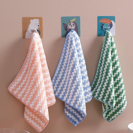 5 шт. удобные широко используемые 3 цвета чистящее полотенце впитывающая ткань для стирки для столовой 
5 шт. удобные широко используемые 3 цвета чистящее полотенце впитывающая ткань для стирки для столовой