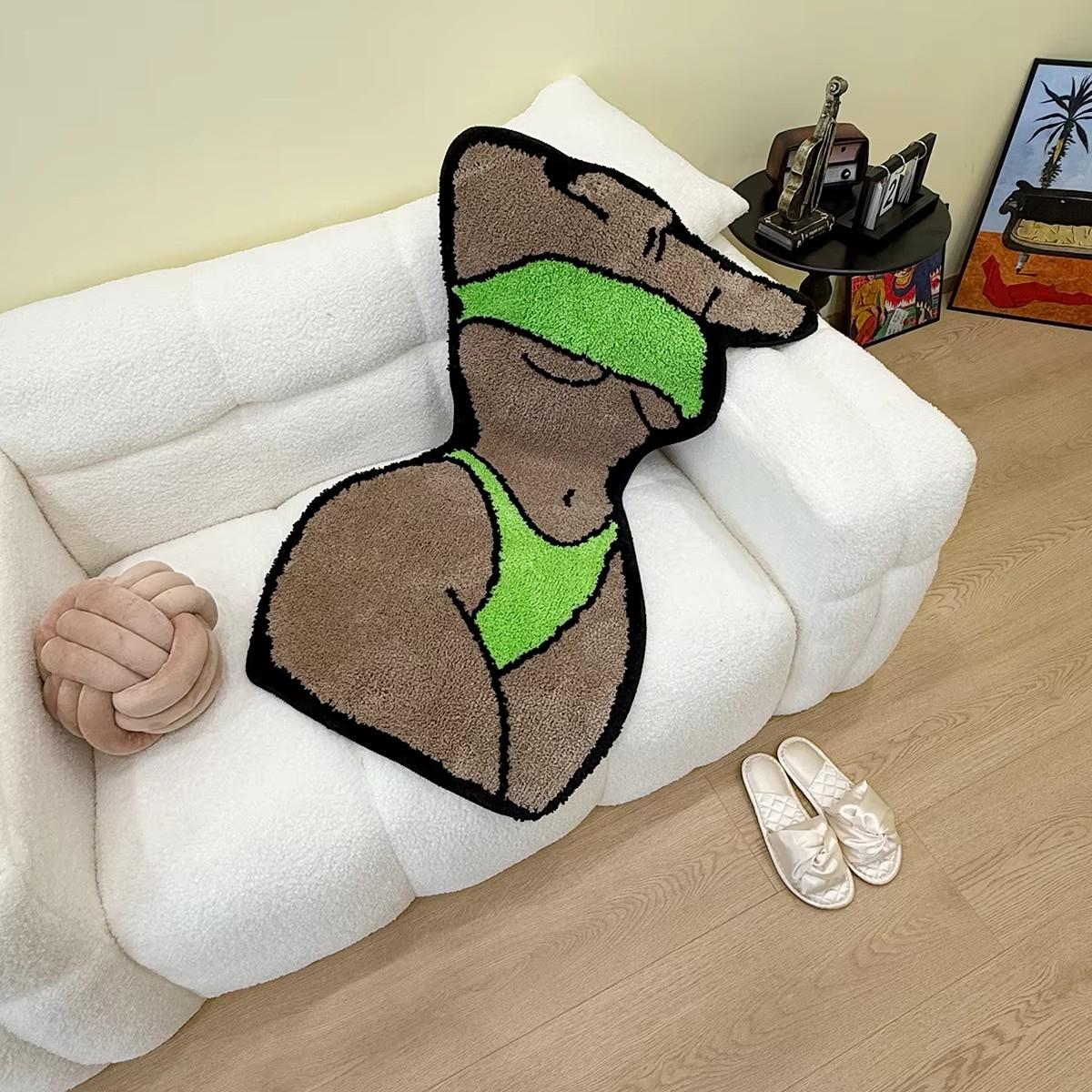 VIKAMA Sexy Bikini Short Pile Rug Bathroom Floor Mats Soft Fit Chic Rugs Bedroom Rugs Living Area Floor Mats Home Decor 40X90CM(1.3X5.3FT
VIKAMA Sexy Bikini Short Pile Rug Bathroom Floor Mats Soft Fit Chic Rugs Bedroom Rugs Living Area Floor Mats Home Decor 40X90CM(1.3X5.3FT