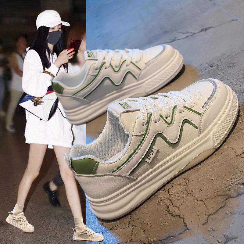 Spring and summer new flat-bottomed versatile thick-soled muffin-soled little white shoes, female students leisure sports board shoes trendy shoes 41
Spring and summer new flat-bottomed versatile thick-soled muffin-soled little white shoes, female students leisure sports board shoes trendy shoes 41