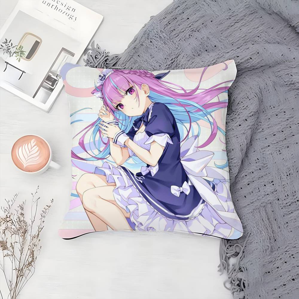 H-Hololive M-Minato Aqua Pillow Case Printing Pillowcase Living Room Sofa Cushion Cover Bedroom Room Decor 12x12Inch
H-Hololive M-Minato Aqua Pillow Case Printing Pillowcase Living Room Sofa Cushion Cover Bedroom Room Decor 12x12Inch