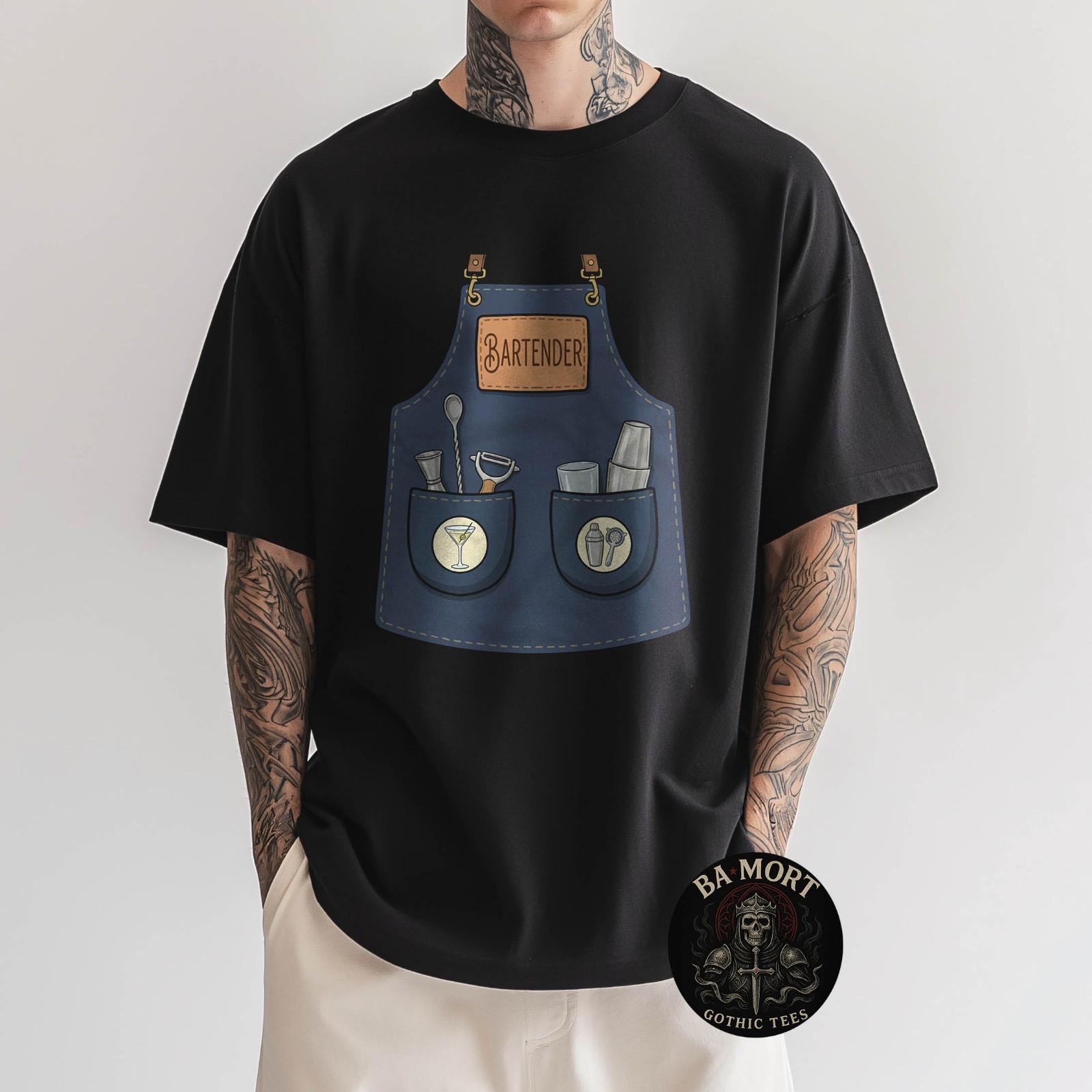 Bartender Funny Mixologist Cocktail Maker Apron Costume T-Shirt 5XL різнокольоровий
Bartender Funny Mixologist Cocktail Maker Apron Costume T-Shirt 5XL різнокольоровий