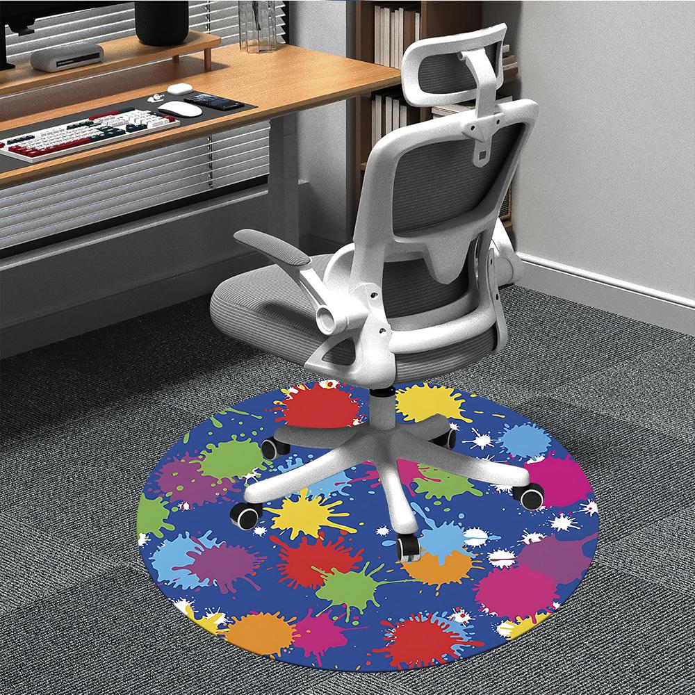 1PC Paint Splatter Pattern Chair Carpet for Office, Indoor Non-Slip Washable Carpet, Soft Comfortable Mat For Office Room yy250930213 80cm by 80cm
1PC Paint Splatter Pattern Chair Carpet for Office, Indoor Non-Slip Washable Carpet, Soft Comfortable Mat For Office Room yy250930213 80cm by 80cm