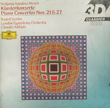 CD WOLFGANG AMADEUS MOZART, RUDOLF SER - Piano Concerti 21 & 27 4278122 Deutsche Grammo 1990 Germany Classical Used
CD WOLFGANG AMADEUS MOZART, RUDOLF SER - Piano Concerti 21 & 27 4278122 Deutsche Grammo 1990 Germany Classical Used