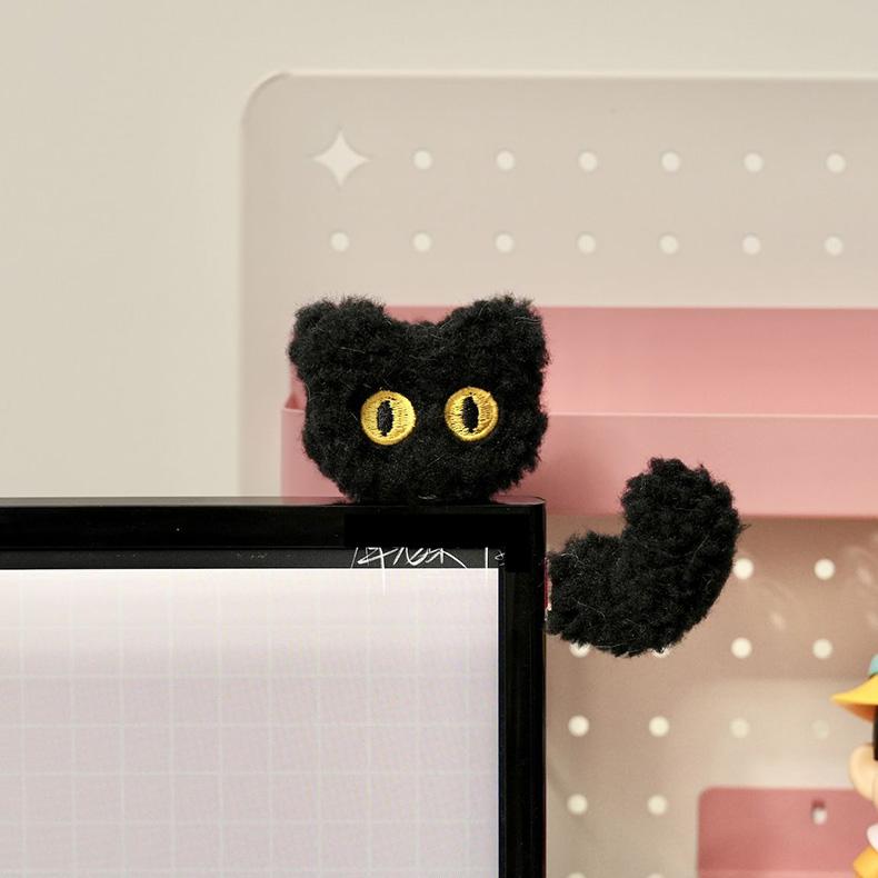 Office Desk Decoration Cute Gift Cat Monitor Decoration Screen Plush Ornaments Simple E-sports Room Desktop Computer Decorations чорний
Office Desk Decoration Cute Gift Cat Monitor Decoration Screen Plush Ornaments Simple E-sports Room Desktop Computer Decorations чорний