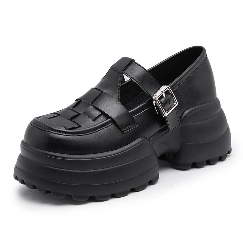 Hollow loafers women s platform 2025 new versatile casual small leather shoes student buckle heightening genuine leather women s shoes 35
Hollow loafers women s platform 2025 new versatile casual small leather shoes student buckle heightening genuine leather women s shoes 35