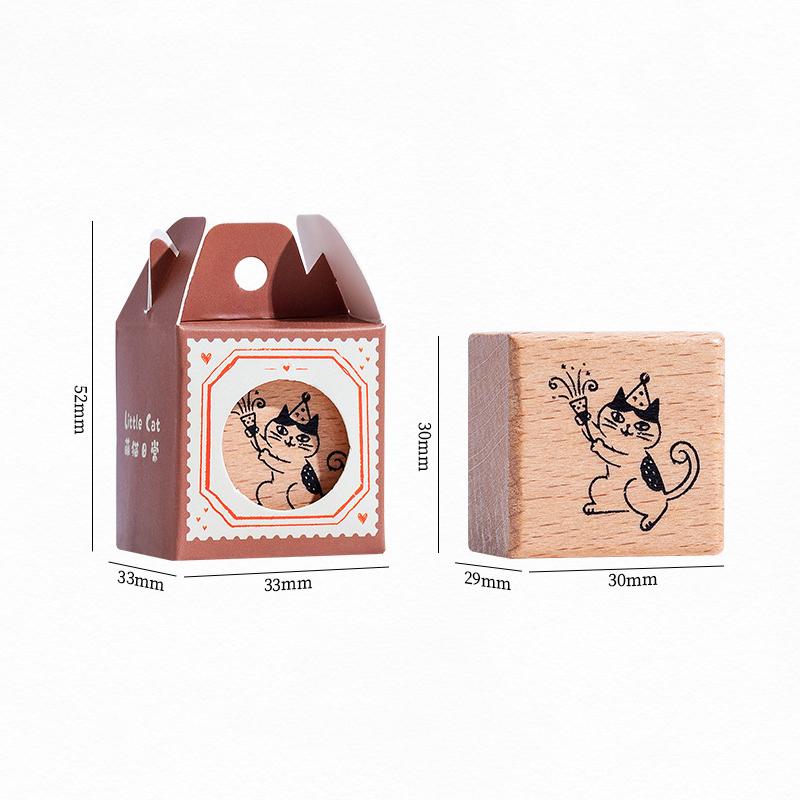 Retro Kawaii Wooden Rubber Stamps Cute Cartoon Little Black Cat Diy Decoration Stamp Creative Diary Hand Account Seal Gifts A1
Retro Kawaii Wooden Rubber Stamps Cute Cartoon Little Black Cat Diy Decoration Stamp Creative Diary Hand Account Seal Gifts A1