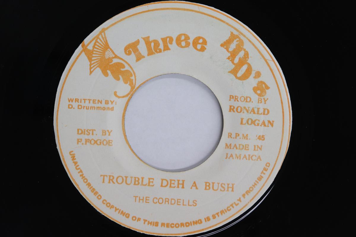 7inch Record CORDELLS Trouble Deh A Bush NONE THREE DDDS 1981 Jamaica Reggae Ska Dub Used
7inch Record CORDELLS Trouble Deh A Bush NONE THREE DDDS 1981 Jamaica Reggae Ska Dub Used