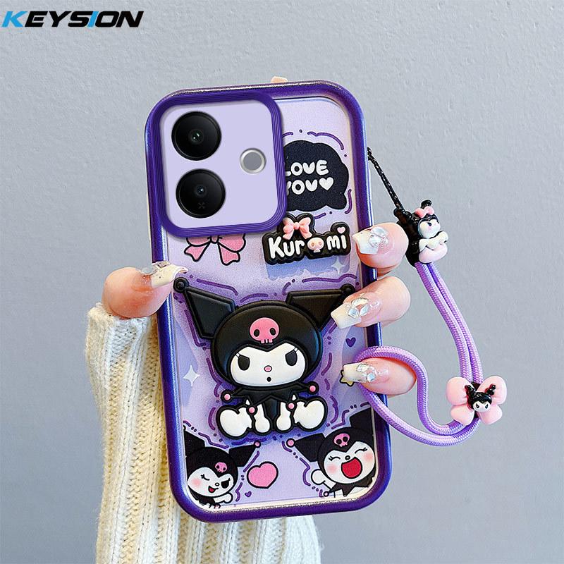 KEYSION Shockproof Case for VIVO V60 Lite 5G with Lanyard Soft Silicone Cute 3D Cartoon Doll Phone Back Cover for IQOO Z10R for VIVO V60 Lite 4G 5G
KEYSION Shockproof Case for VIVO V60 Lite 5G with Lanyard Soft Silicone Cute 3D Cartoon Doll Phone Back Cover for IQOO Z10R for VIVO V60 Lite 4G 5G
