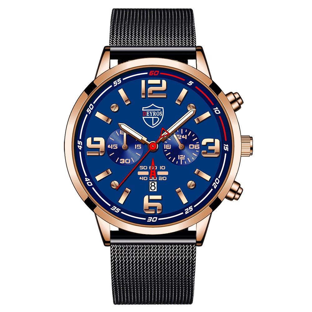 Men S Watch Stainless Steel Mesh Strap Handsome Calendar Luminous Quartz Watch
Men S Watch Stainless Steel Mesh Strap Handsome Calendar Luminous Quartz Watch
