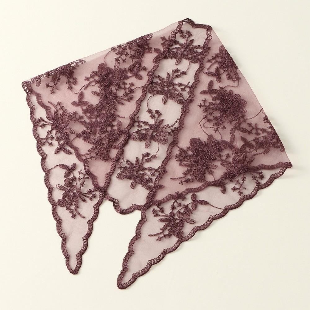 Vintage Embroidered Flower Scarf Sheer Lace Triangle Scarf Lightweight Crochet Head Scarf Church Red A
Vintage Embroidered Flower Scarf Sheer Lace Triangle Scarf Lightweight Crochet Head Scarf Church Red A