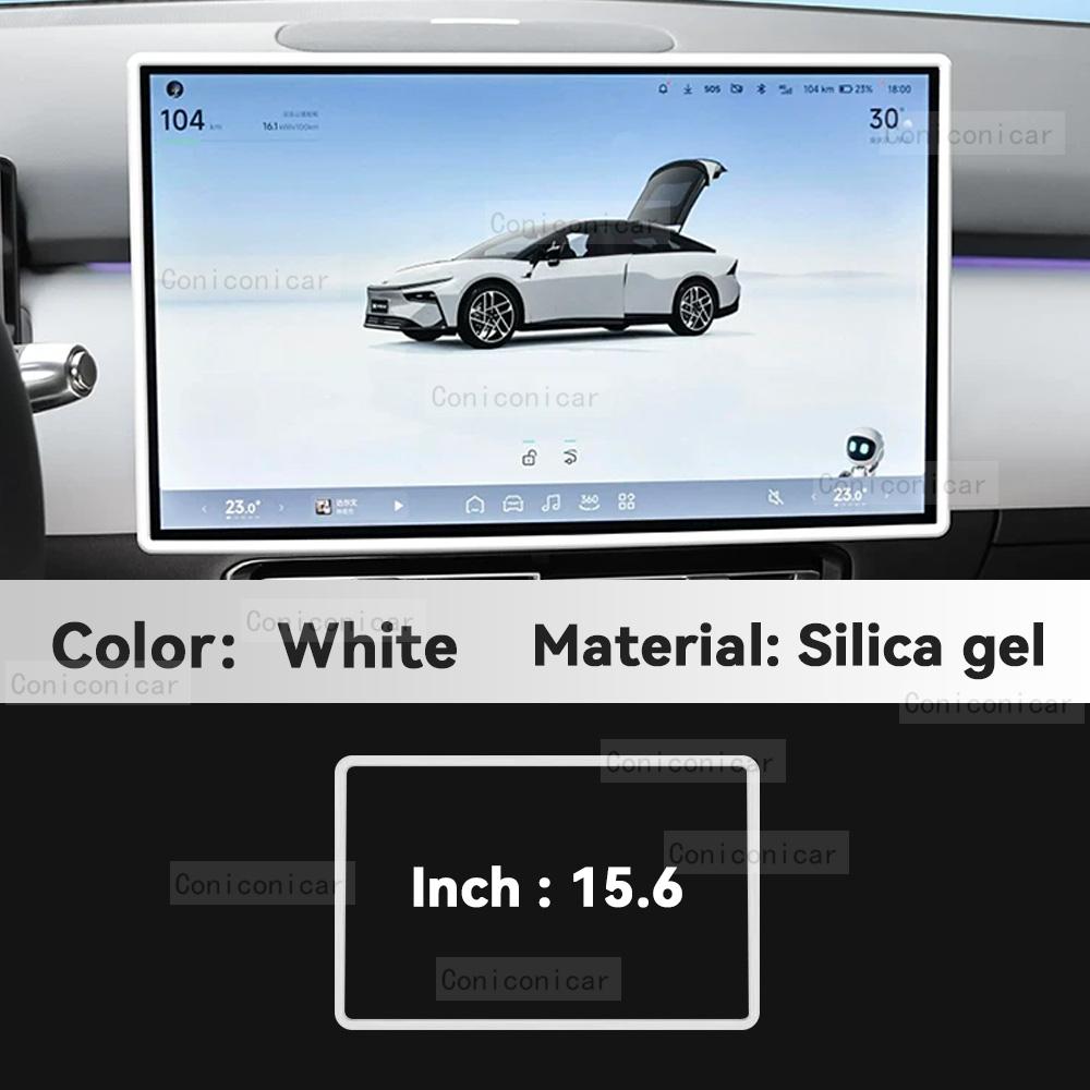 For XPENG P7 2026 GPS Screen Frame Cover Silicone Central Control Protector Trim Strip Auto Accessores White 1PCS
For XPENG P7 2026 GPS Screen Frame Cover Silicone Central Control Protector Trim Strip Auto Accessores White 1PCS