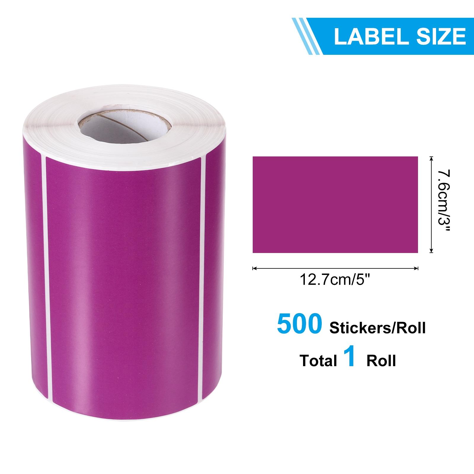 500Pcs 12.7x7.6cm Color Coding Labels Rectangle Colored Labels Sticker Moving Stickers Label Tags for Office Home Packing Box темно-фіолетовий колір
500Pcs 12.7x7.6cm Color Coding Labels Rectangle Colored Labels Sticker Moving Stickers Label Tags for Office Home Packing Box темно-фіолетовий колір