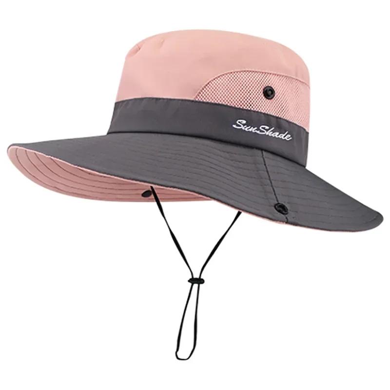 Women Ponytail Fisherman Hat Waterproof Sun Cap Pure Color Outdoor Travel Fishing Climbing Hiking Large Brim Bucket Hat Undefine рожевий
Women Ponytail Fisherman Hat Waterproof Sun Cap Pure Color Outdoor Travel Fishing Climbing Hiking Large Brim Bucket Hat Undefine рожевий