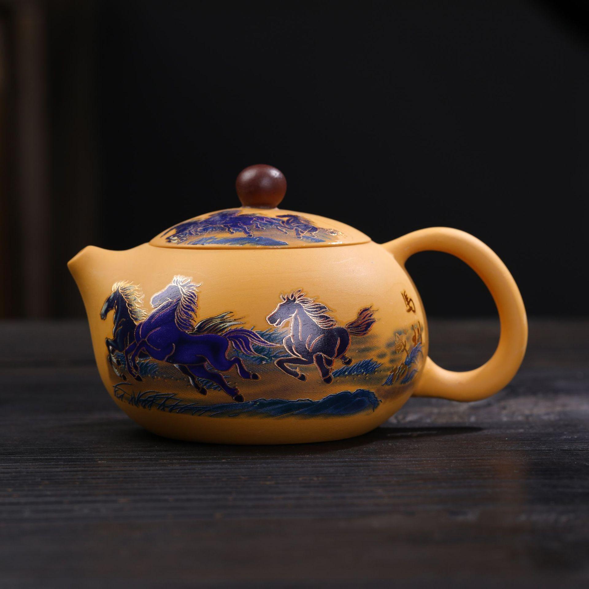 Chinese Creative Purple Clay Teapot Color-changing When Heated Tea Set Household Kung Fu Tea Set Teapot Tea Cup Teaware Gift
Chinese Creative Purple Clay Teapot Color-changing When Heated Tea Set Household Kung Fu Tea Set Teapot Tea Cup Teaware Gift