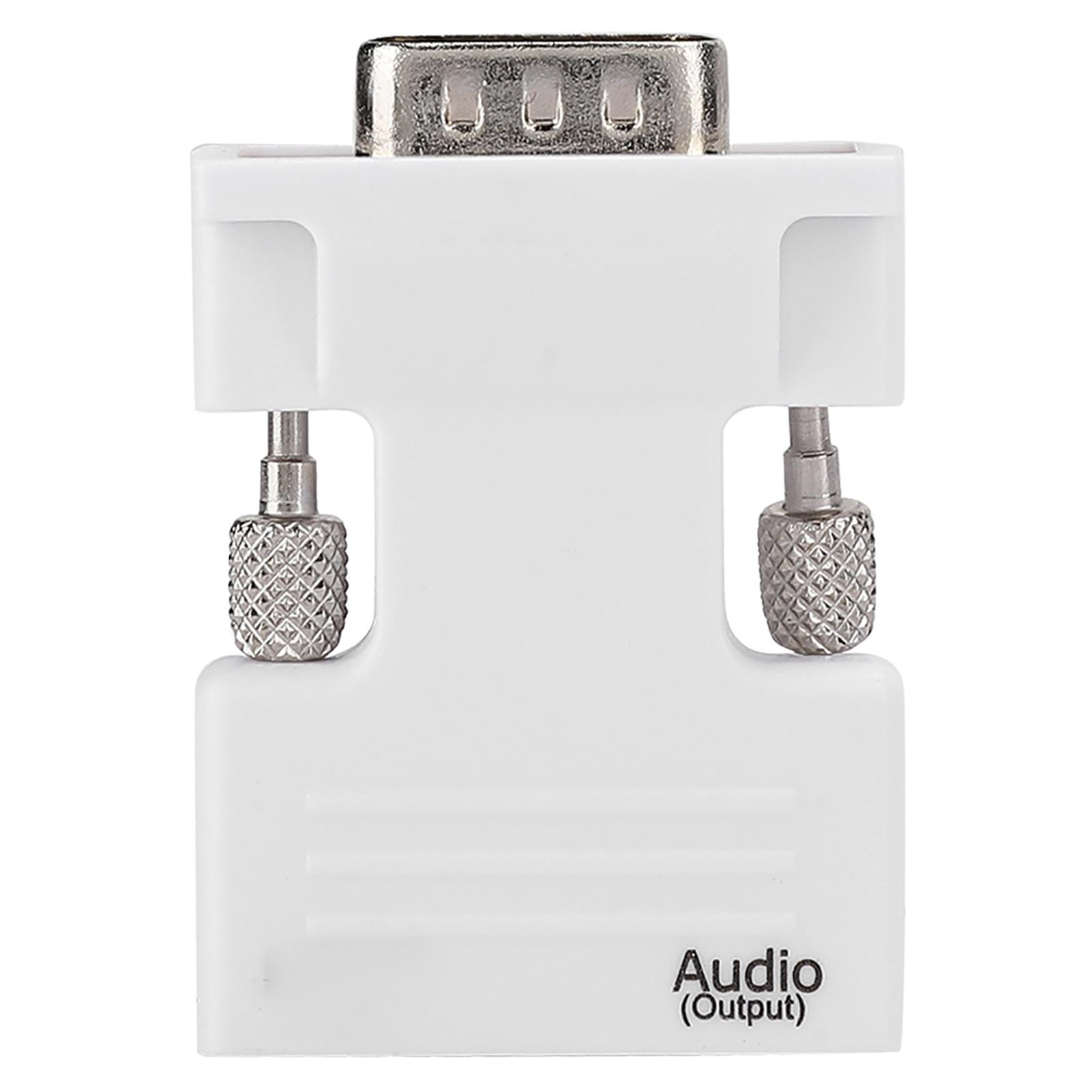 1080P HD Multimedia Interface to VGA o Video Converter Adapter with 3.5mm Cable for PC Laptop TV белый
1080P HD Multimedia Interface to VGA o Video Converter Adapter with 3.5mm Cable for PC Laptop TV белый