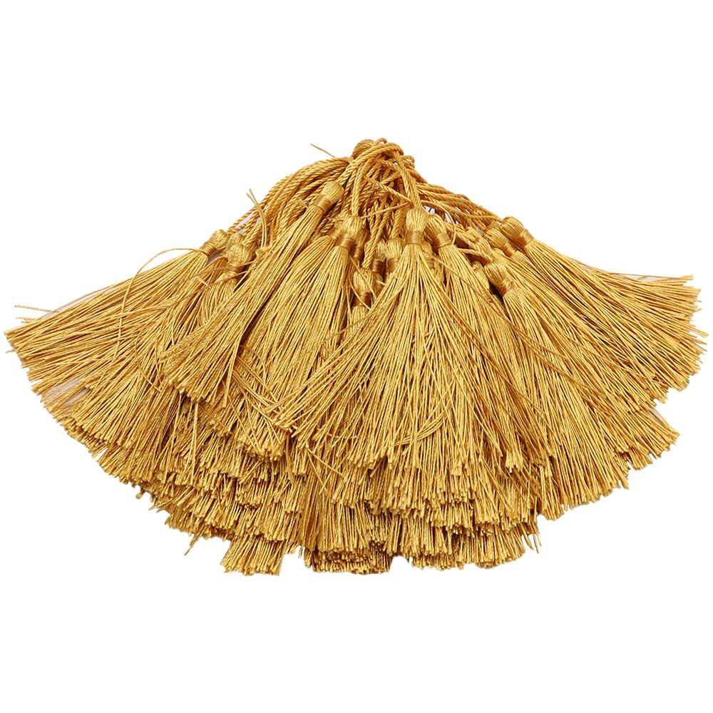 Cord Loop 100 Pieces Gold Small Chinese Knot Floss Soft Craft Bookmark Tassels Jewelry Making
Cord Loop 100 Pieces Gold Small Chinese Knot Floss Soft Craft Bookmark Tassels Jewelry Making