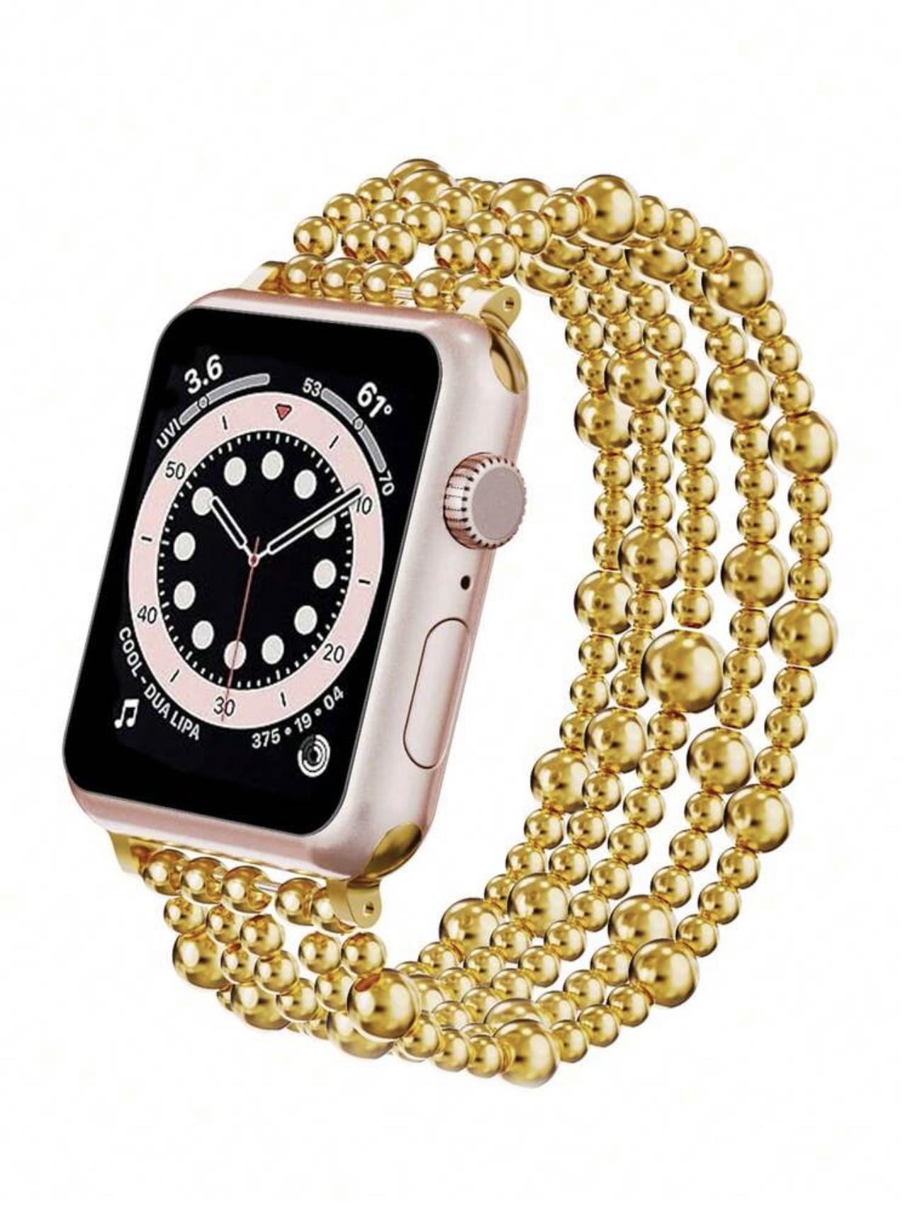 Розкішний золотистий браслет ланцюжком для ремінця Apple Watch жіночий Серія 11/10/9/8/7/6/5 38мм 40мм 41мм 42мм 44мм 45мм 46мм Ремінець S10 S11 46MM золотий
Розкішний золотистий браслет ланцюжком для ремінця Apple Watch жіночий Серія 11/10/9/8/7/6/5 38мм 40мм 41мм 42мм 44мм 45мм 46мм Ремінець S10 S11 46MM золотий