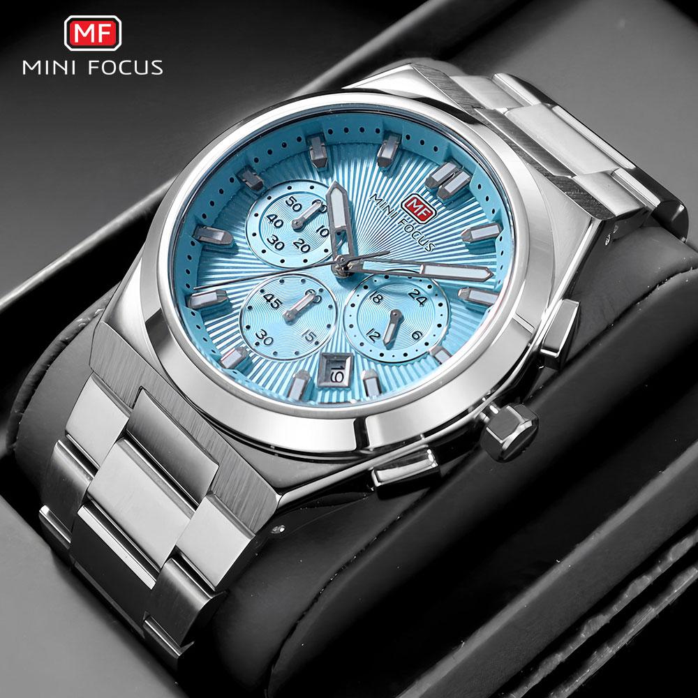 Fashion Business Quartz Watch for Men Multifunctional Sub-Dials Stainless Steel Strap Luxury Mens Watches
Fashion Business Quartz Watch for Men Multifunctional Sub-Dials Stainless Steel Strap Luxury Mens Watches