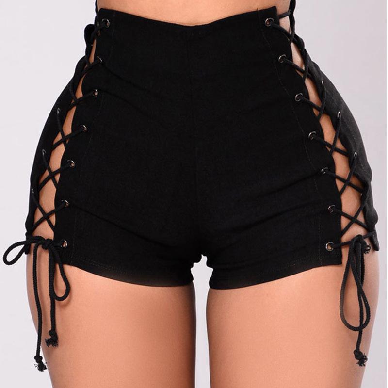 2026 European & American High-Waisted Side Bandage Denim Shorts for Women Large чёрный
2026 European & American High-Waisted Side Bandage Denim Shorts for Women Large чёрный